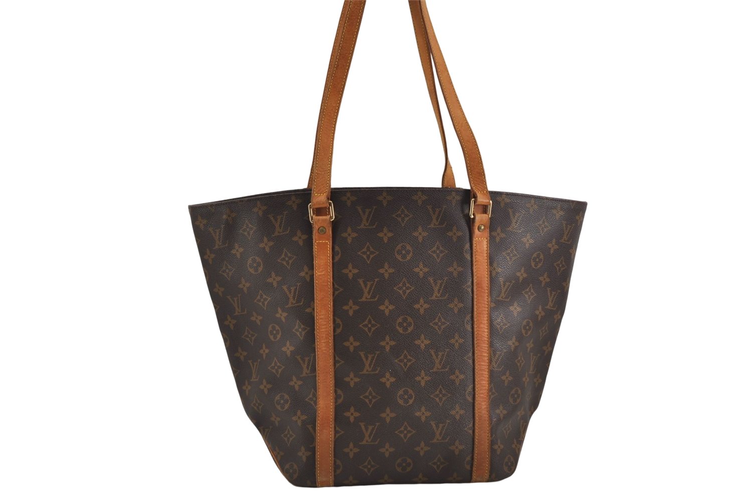 Authentic Louis Vuitton Monogram Sac Shopping PM Tote Bag M51108 LV 6375D