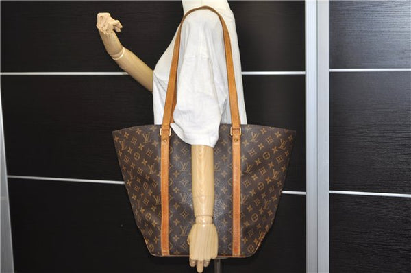 Authentic Louis Vuitton Monogram Sac Shopping PM Tote Bag M51108 LV 6375D