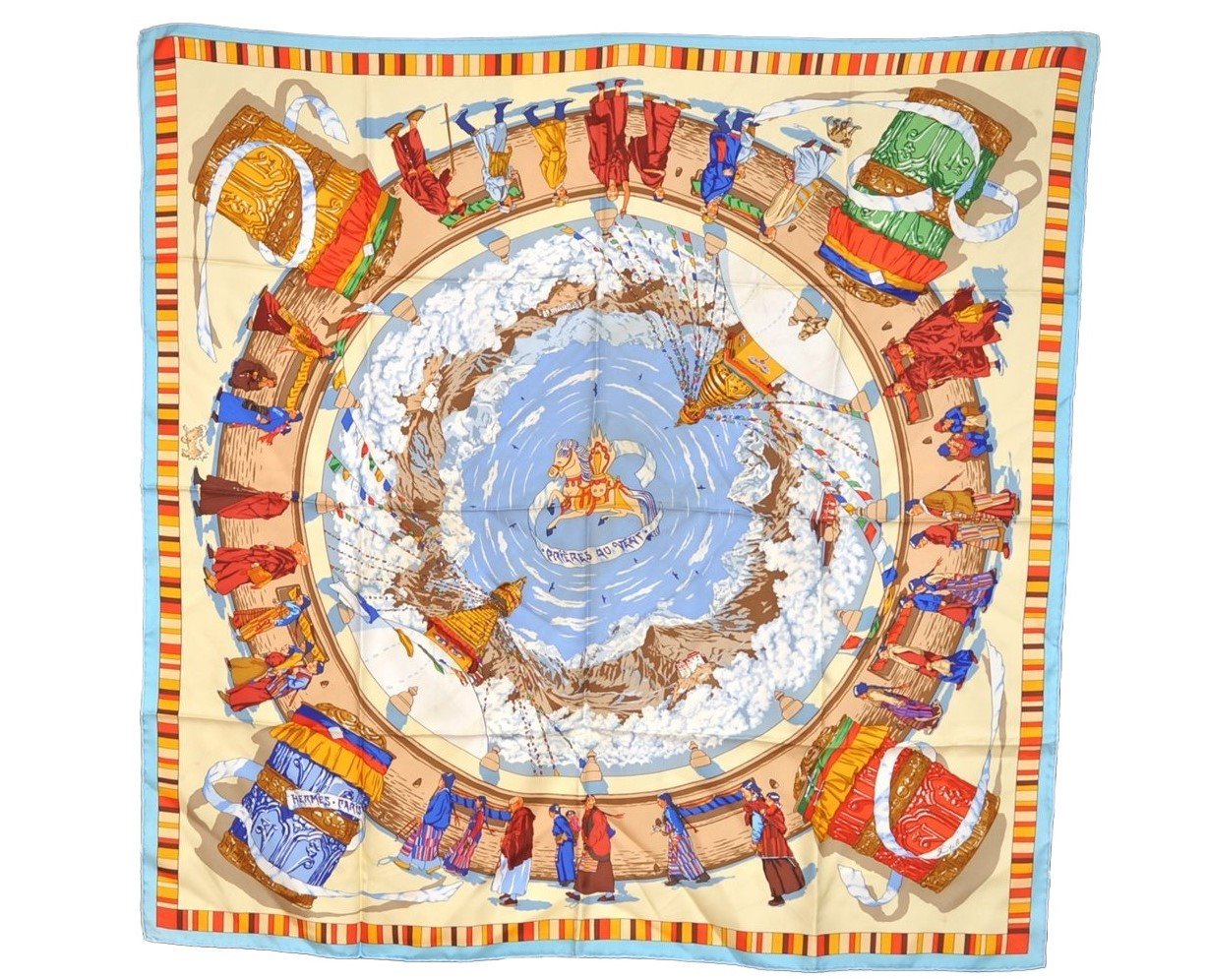 Authentic HERMES Carre 90 Scarf 