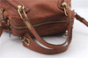 Authentic Chloe Paraty 2Way Shoulder Hand Bag Purse Brown 6377C