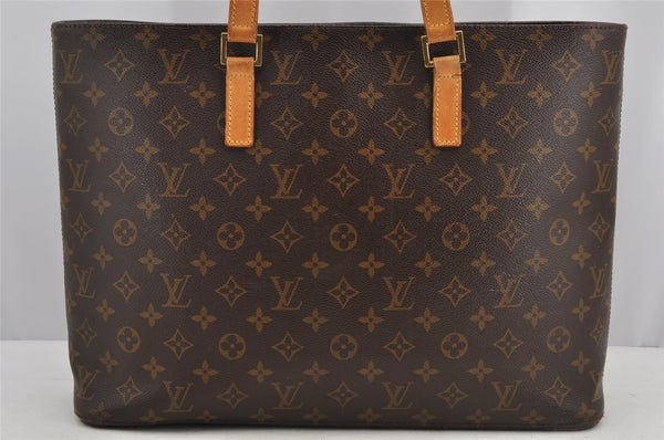 Authentic Louis Vuitton Monogram Luco Shoulder Tote Bag M51155 LV Junk 6377I