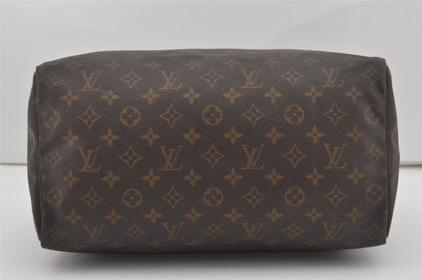 Authentic Louis Vuitton Monogram Speedy 35 Hand Boston Bag M41524 LV Junk 6378I