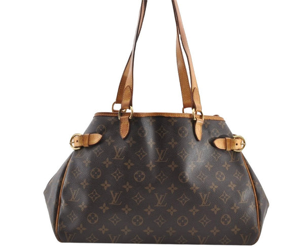Authentic Louis Vuitton Monogram Batignolles Horizontal Tote Bag M51154 LV 6379H