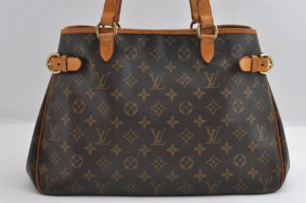 Authentic Louis Vuitton Monogram Batignolles Horizontal Tote Bag M51154 LV 6379I