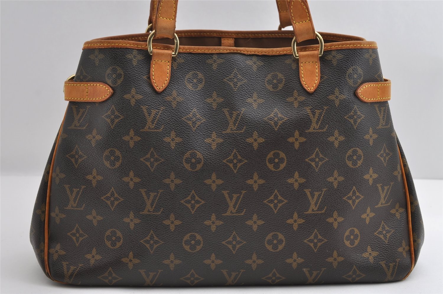 Authentic Louis Vuitton Monogram Batignolles Horizontal Tote Bag M51154 LV 6379I