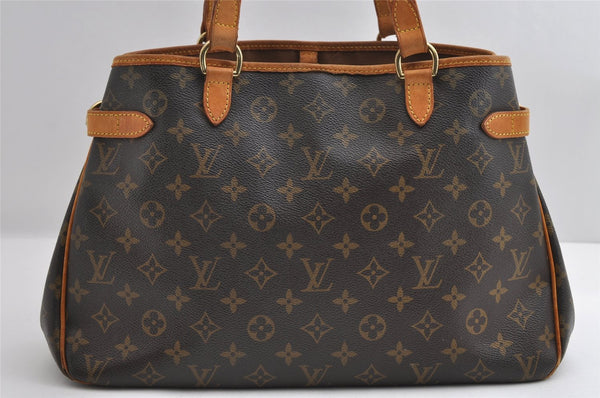 Authentic Louis Vuitton Monogram Batignolles Horizontal Tote Bag M51154 LV 6379I