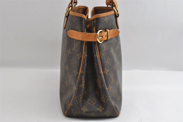 Authentic Louis Vuitton Monogram Batignolles Horizontal Tote Bag M51154 LV 6379I