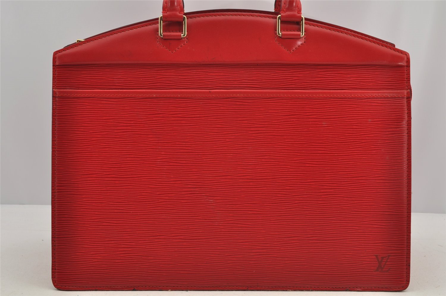 Authentic Louis Vuitton Epi Riviera Hand Bag Red M48187 LV 6380I