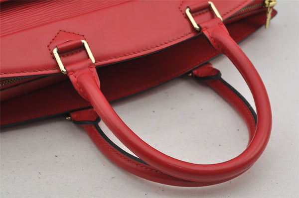 Authentic Louis Vuitton Epi Riviera Hand Bag Red M48187 LV 6380I