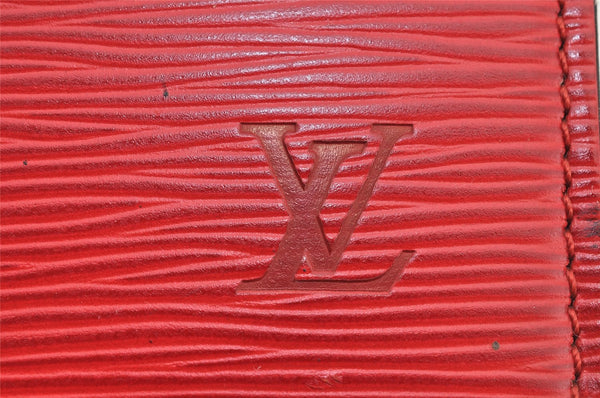Authentic Louis Vuitton Epi Riviera Hand Bag Red M48187 LV 6380I