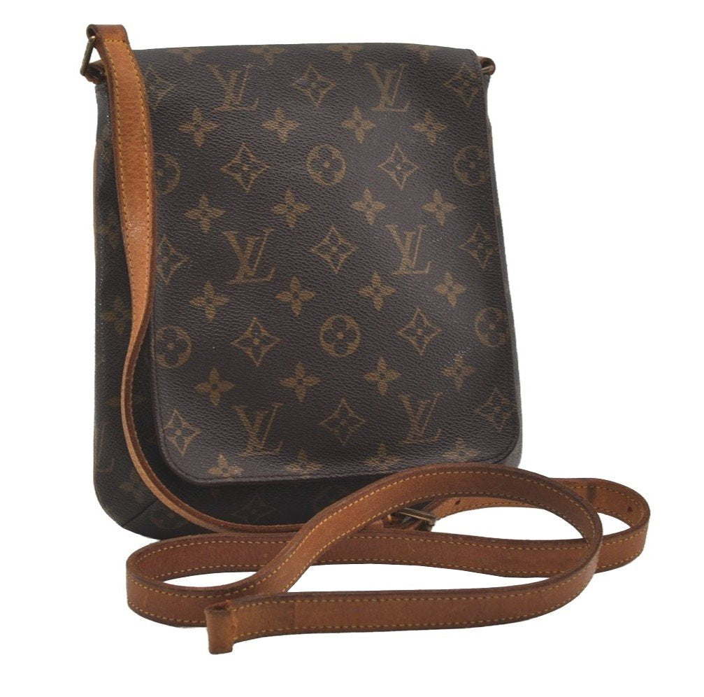 Auth Louis Vuitton Monogram Musette Salsa M51387 Long Shoulder Bag Junk 6381I