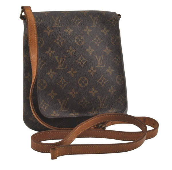 Auth Louis Vuitton Monogram Musette Salsa M51387 Long Shoulder Bag Junk 6381I