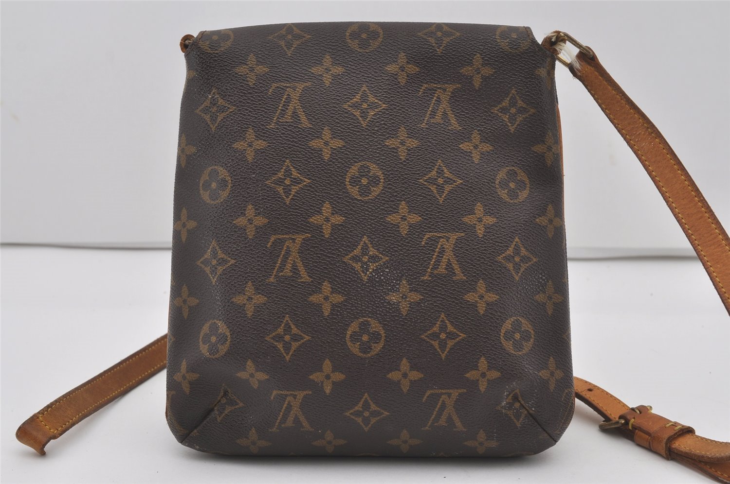 Auth Louis Vuitton Monogram Musette Salsa M51387 Long Shoulder Bag Junk 6381I