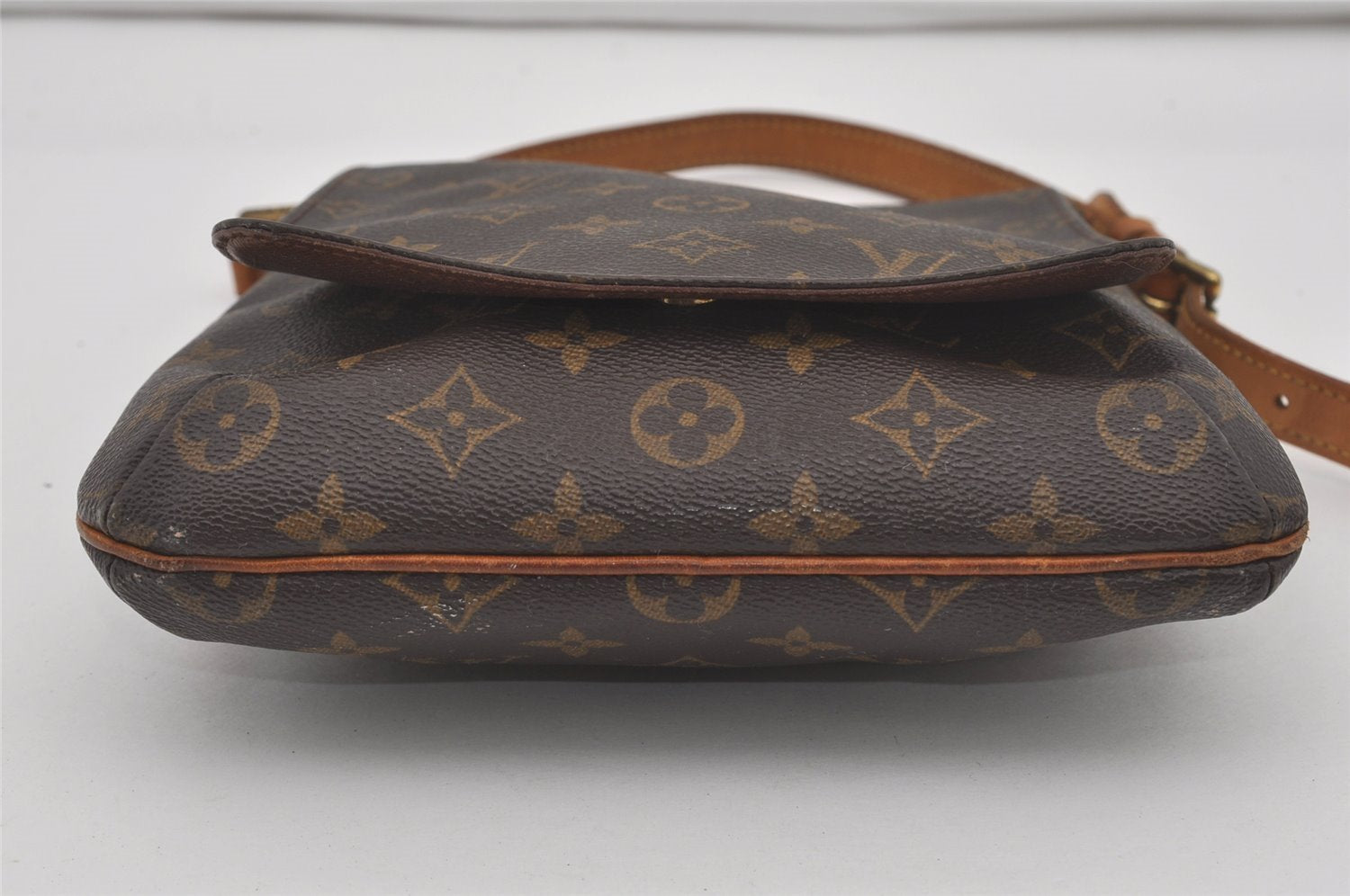 Auth Louis Vuitton Monogram Musette Salsa M51387 Long Shoulder Bag Junk 6381I