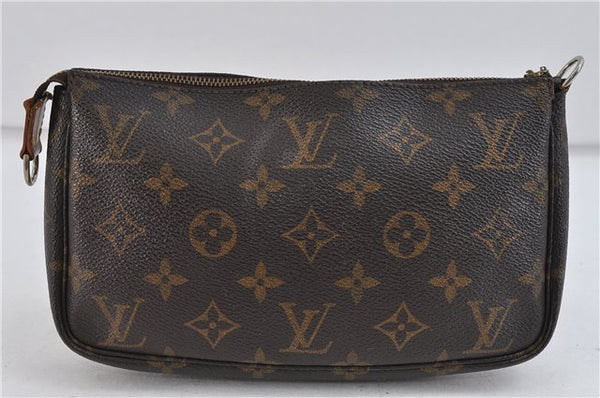 Authentic Louis Vuitton Monogram Pochette Accessoires Pouch M51980 LV Junk 6382C