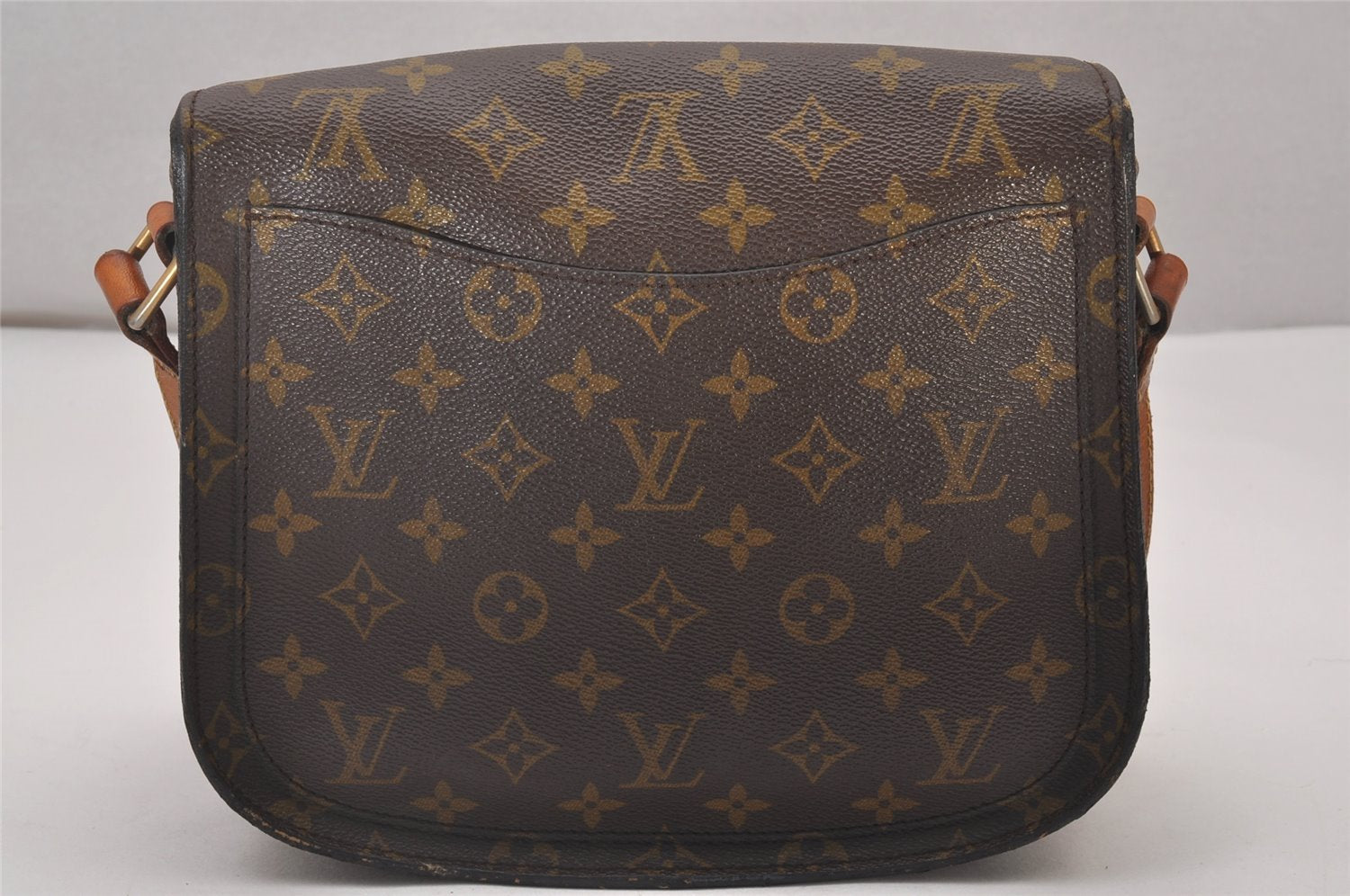 Auth Louis Vuitton Monogram Saint Cloud GM Shoulder Cross Bag Old Model LV 6382I