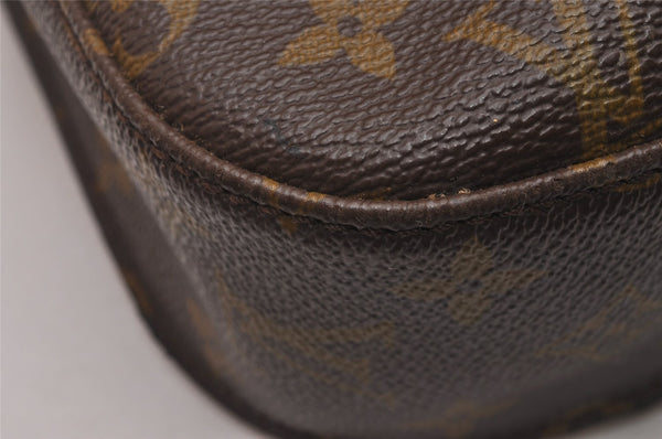 Auth Louis Vuitton Monogram Saint Cloud GM Shoulder Cross Bag Old Model LV 6382I