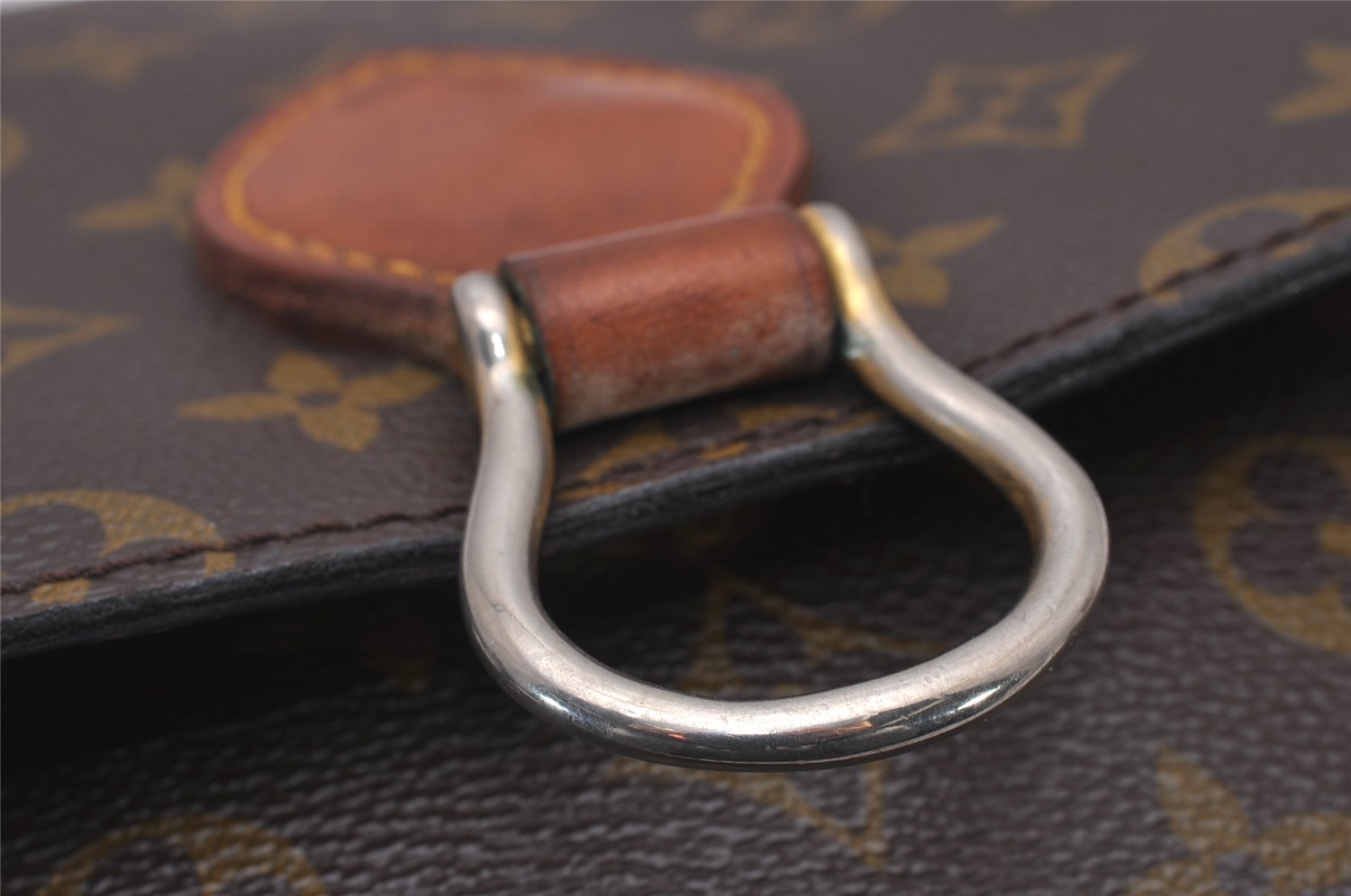 Auth Louis Vuitton Monogram Saint Cloud GM Shoulder Cross Bag Old Model LV 6382I