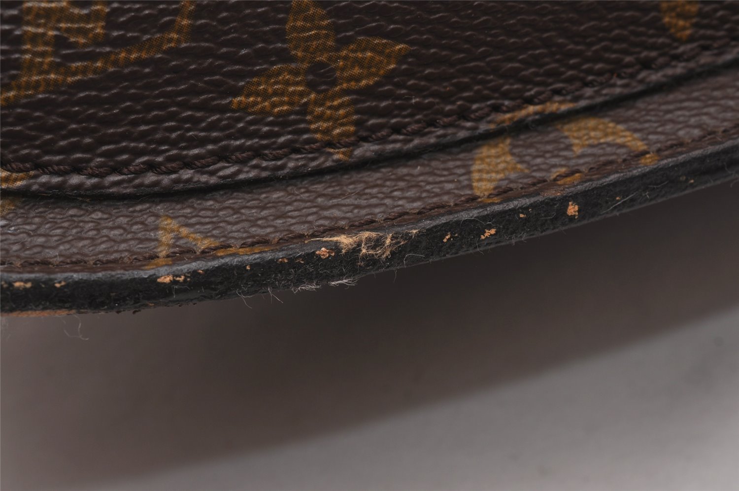 Auth Louis Vuitton Monogram Saint Cloud GM Shoulder Cross Bag Old Model LV 6382I