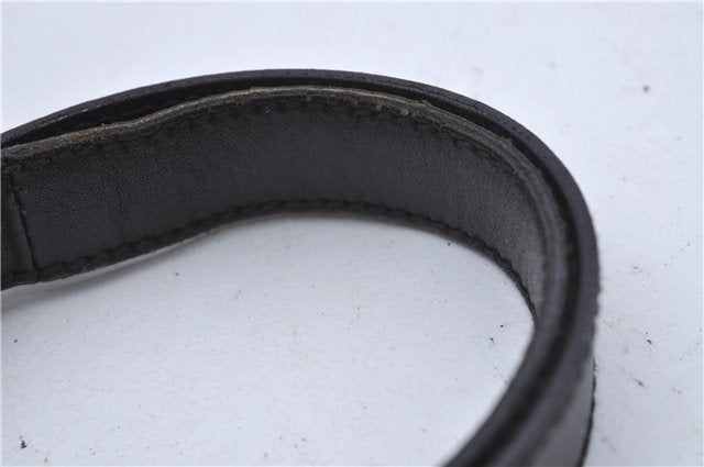 Authentic GUCCI Shoulder Cross Body Bag Nylon Leather 0181612 Black 6383D