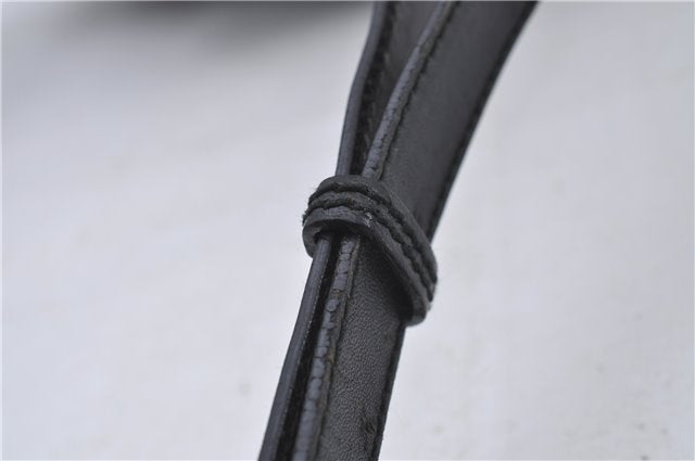 Authentic GUCCI Shoulder Cross Body Bag Nylon Leather 0181612 Black 6383D