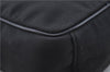 Authentic GUCCI Shoulder Cross Body Bag Nylon Leather 0181612 Black 6383D