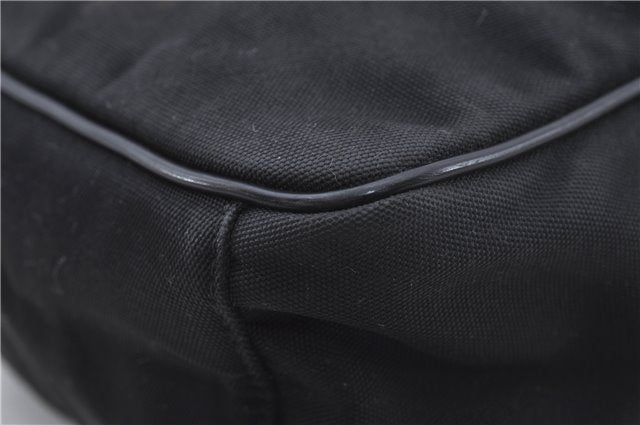 Authentic GUCCI Shoulder Cross Body Bag Nylon Leather 0181612 Black 6383D