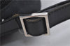 Authentic GUCCI Shoulder Cross Body Bag Nylon Leather 0181612 Black 6383D