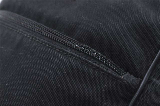 Authentic GUCCI Shoulder Cross Body Bag Nylon Leather 0181612 Black 6383D