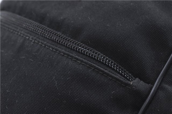 Authentic GUCCI Shoulder Cross Body Bag Nylon Leather 0181612 Black 6383D