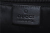 Authentic GUCCI Shoulder Cross Body Bag Nylon Leather 0181612 Black 6383D