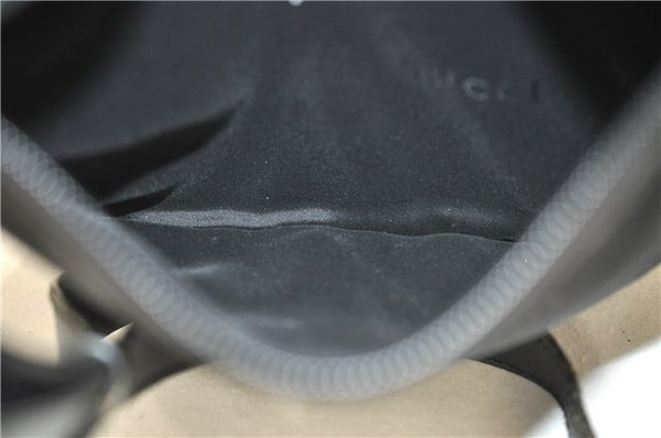 Authentic GUCCI Shoulder Cross Body Bag Nylon Leather 0181612 Black 6383D