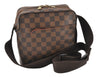 Authentic Louis Vuitton Damier Olav PM Shoulder Cross Body Bag N41442 LV 6383F