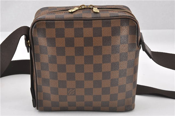 Authentic Louis Vuitton Damier Olav PM Shoulder Cross Body Bag N41442 LV 6383F