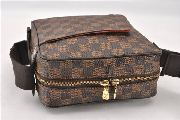 Authentic Louis Vuitton Damier Olav PM Shoulder Cross Body Bag N41442 LV 6383F