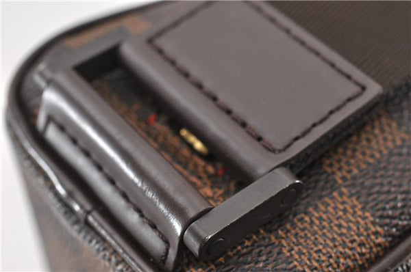 Authentic Louis Vuitton Damier Olav PM Shoulder Cross Body Bag N41442 LV 6383F