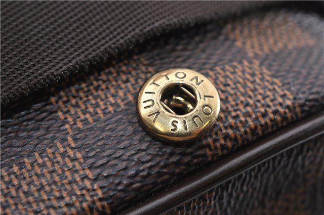 Authentic Louis Vuitton Damier Olav PM Shoulder Cross Body Bag N41442 LV 6383F