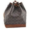 Authentic Louis Vuitton Monogram Noe Shoulder Drawstring Bag M42224 LV 6383I