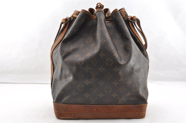 Authentic Louis Vuitton Monogram Noe Shoulder Drawstring Bag M42224 LV 6383I