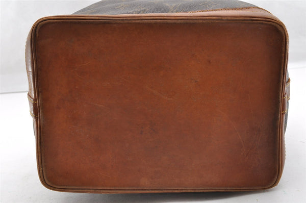 Authentic Louis Vuitton Monogram Noe Shoulder Drawstring Bag M42224 LV 6383I