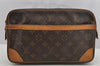 Authentic Louis Vuitton Monogram Compiegne 28 Clutch Hand Bag M51845 LV 6384I