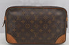 Authentic Louis Vuitton Monogram Compiegne 28 Clutch Hand Bag M51845 LV 6384I