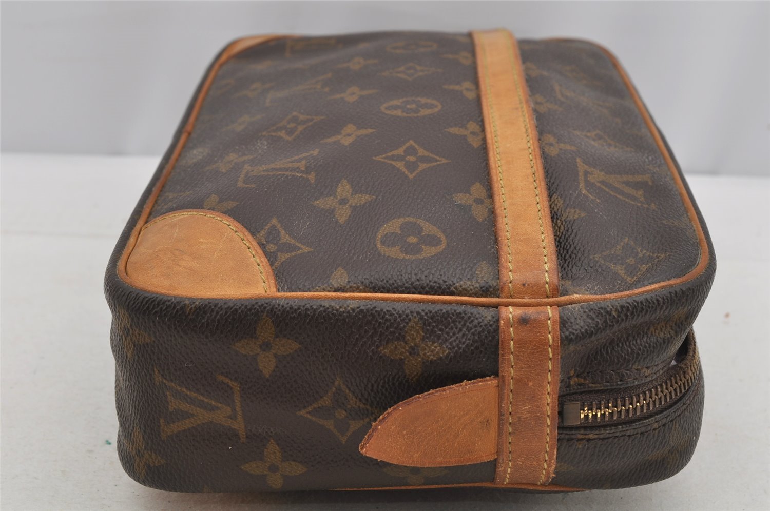 Authentic Louis Vuitton Monogram Compiegne 28 Clutch Hand Bag M51845 LV 6384I