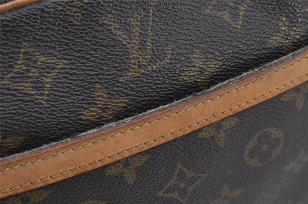 Authentic Louis Vuitton Monogram Compiegne 28 Clutch Hand Bag M51845 LV 6384I