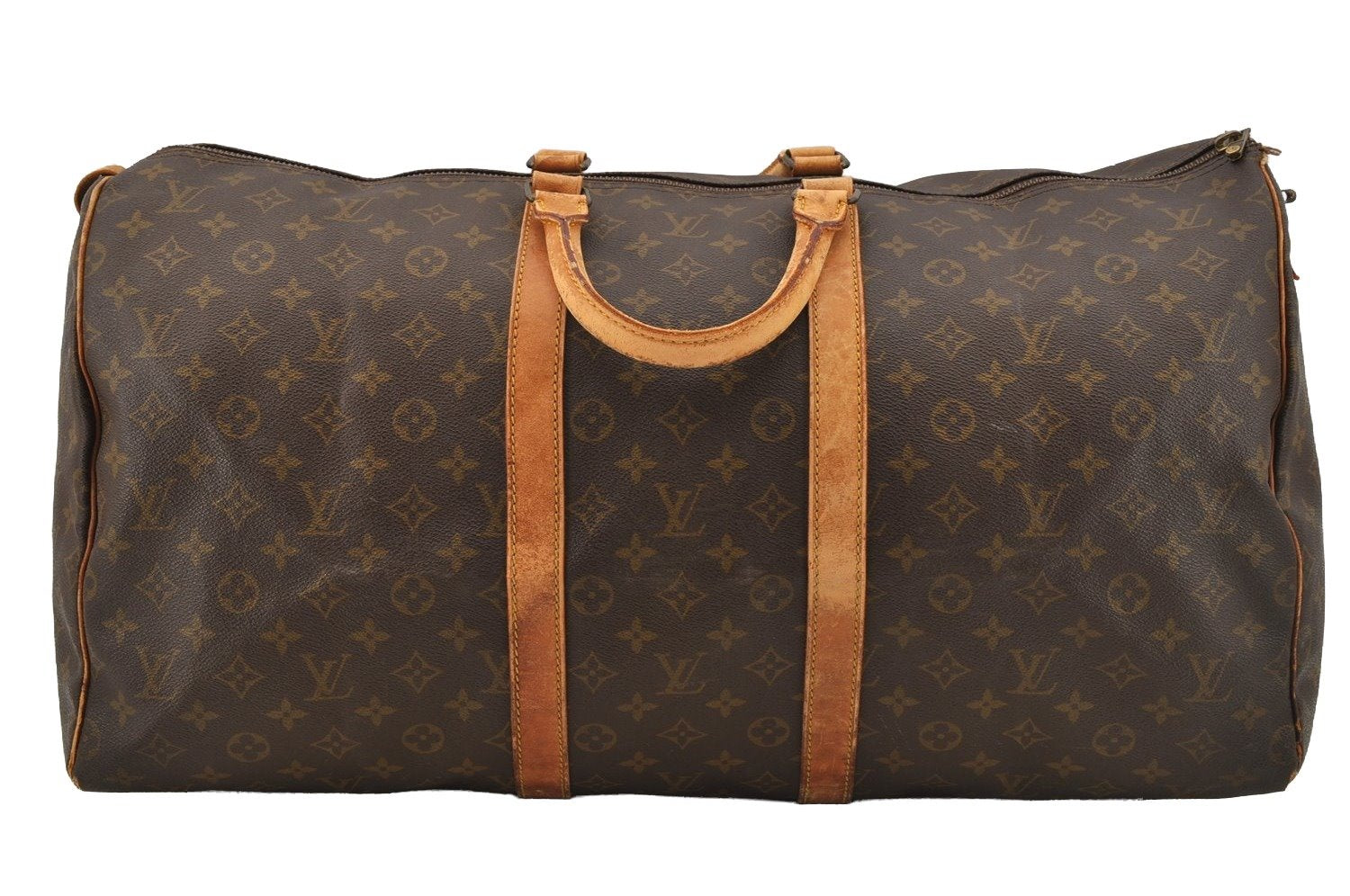 Authentic Louis Vuitton Monogram Keepall 55 Travel Boston Bag Old Model LV 6385I