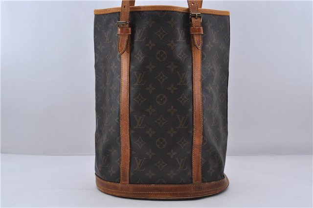 Authentic LOUIS VUITTON Monogram Bucket GM Shoulder Bag M42236 LV 6386C