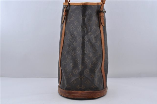 Authentic LOUIS VUITTON Monogram Bucket GM Shoulder Bag M42236 LV 6386C