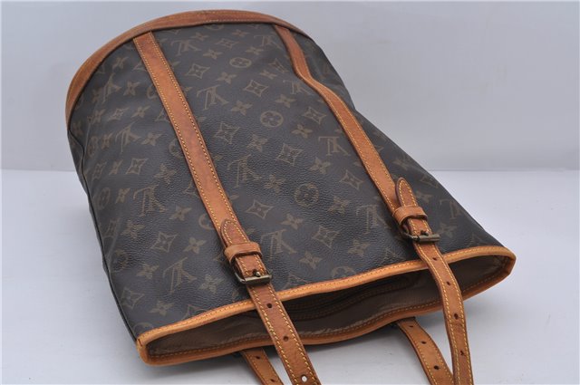 Authentic LOUIS VUITTON Monogram Bucket GM Shoulder Bag M42236 LV 6386C