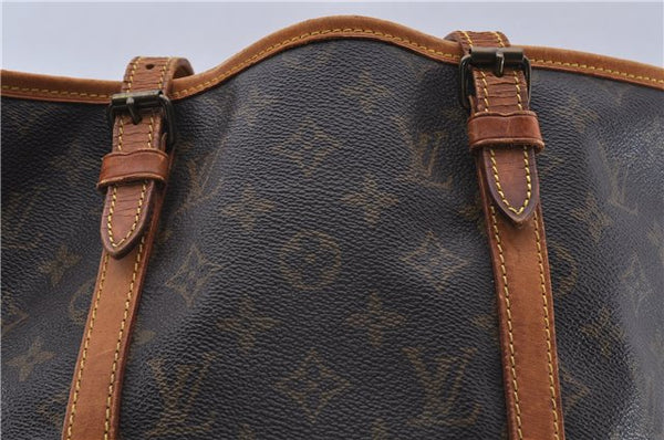 Authentic LOUIS VUITTON Monogram Bucket GM Shoulder Bag M42236 LV 6386C