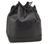 Authentic Louis Vuitton Epi Noe Shoulder Drawstring Bag Black M59002 LV 6386I